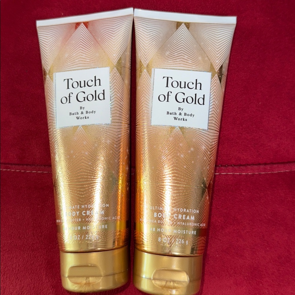 BBW 2pc Touch of Gold ultimate Hydration body cream